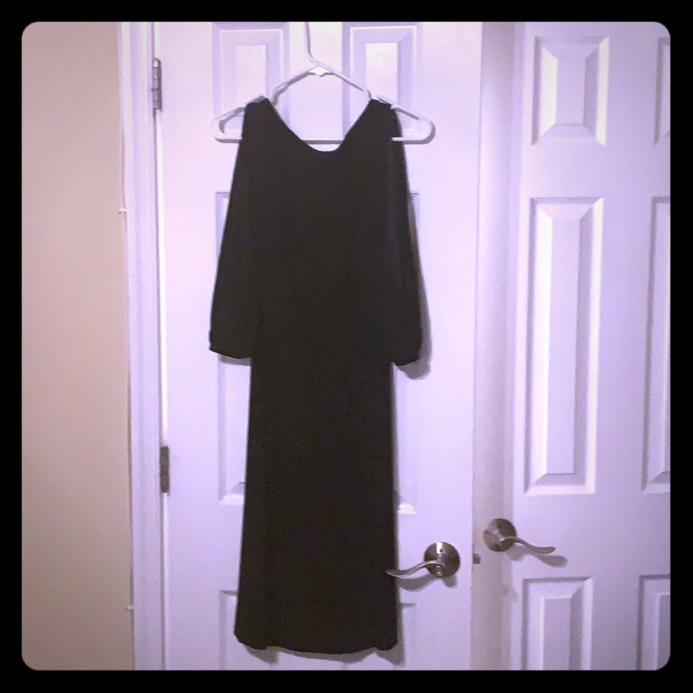 Black cocktail dress